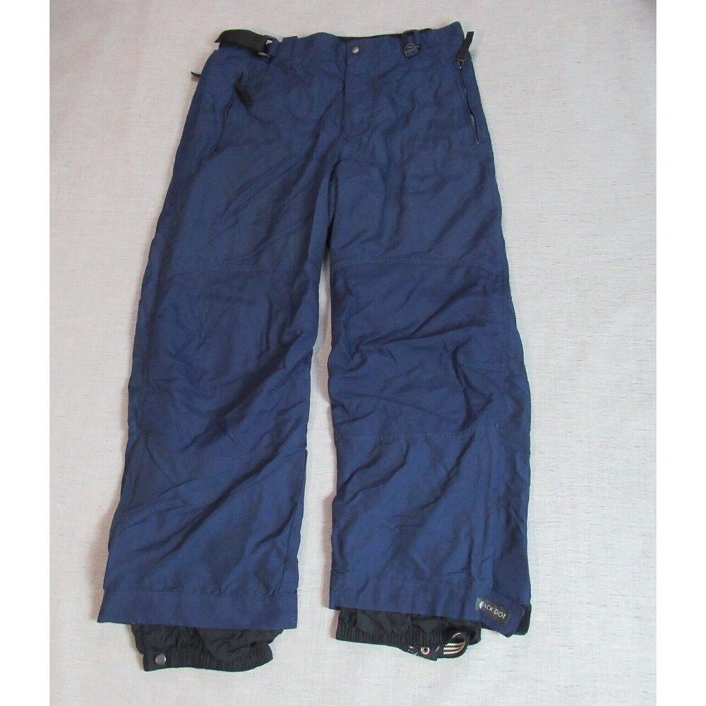 Black Dot Boardwear Pants Mens Size L Blue Nylon Outerwear Snow Ski Waterproof